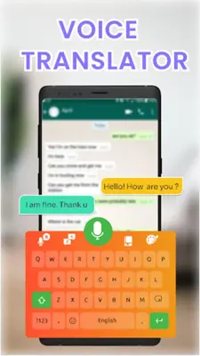 English Voice Typing Keyboard android App screenshot 3